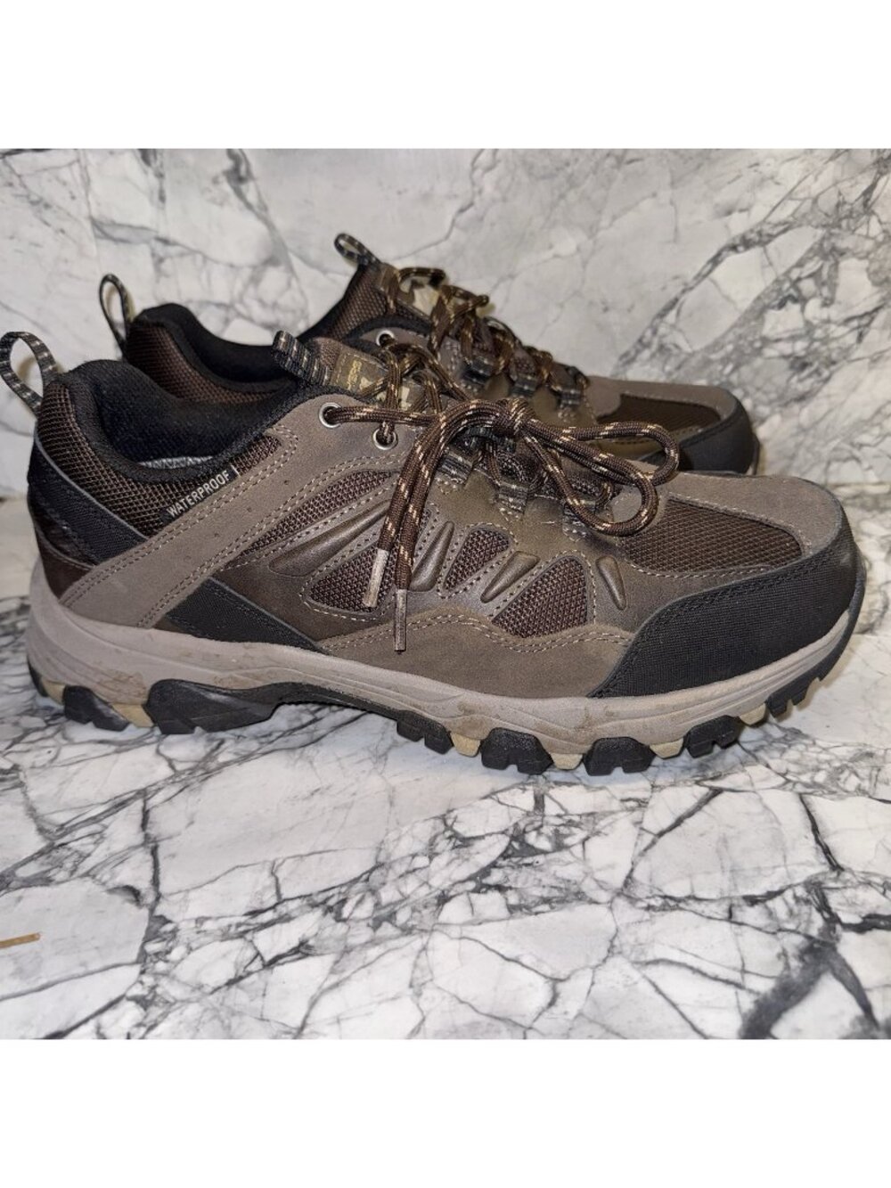Skechers Selmen Enago Men's Size 10.5 Wide US Waterproof Hiking Shoes 66275EWW